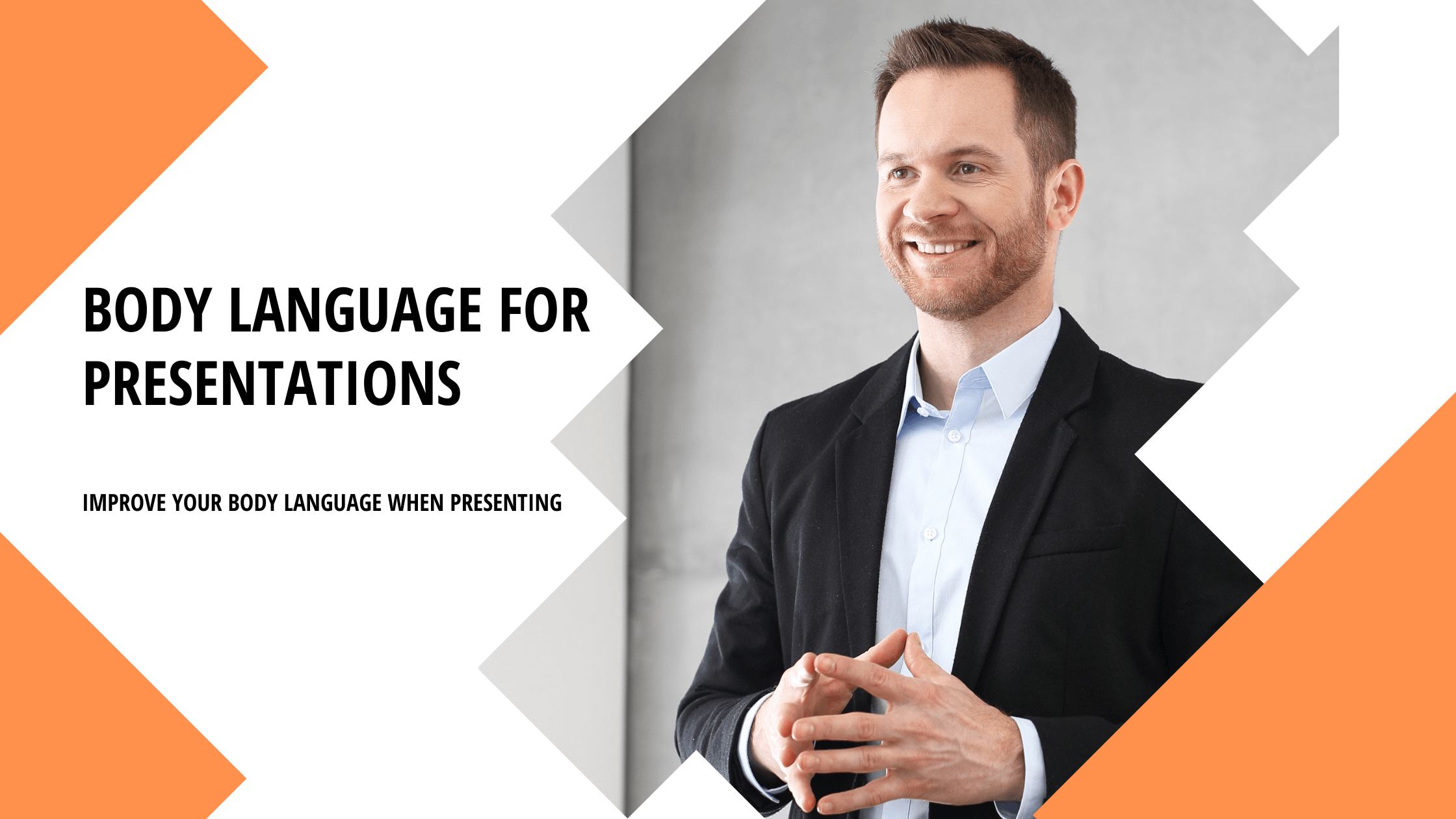 how to give a presentation body language