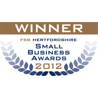 Winner “Business Innovation” 2012 – Hertfordshire FSB Awards